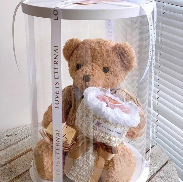 Preserved Rose Teddy Bear