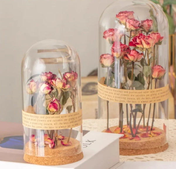 Glass Dome Dried Flower Ornament