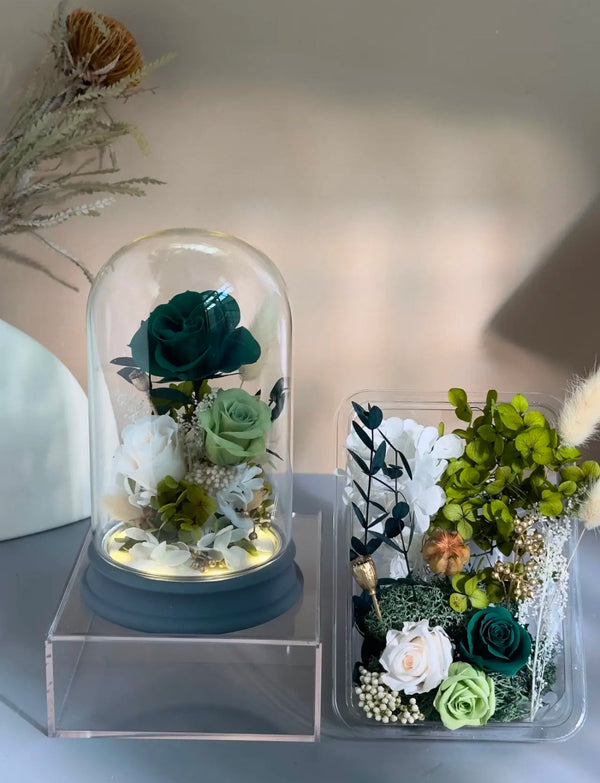 DIY Preserved Rose Dome Kit – 4 Colors