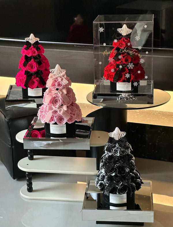 Luxury Preserved Rose Christmas Tree